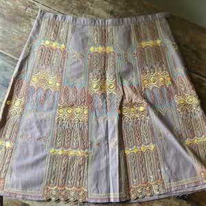 Putumayo Embroidered Skirt Size: Medium